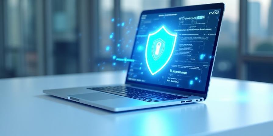 Illustration of digital data protection and integrity